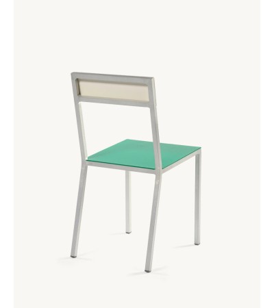 Židle zeleno-bílá ALU - valerie_objects