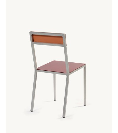 Židle bordově růžová ALU - valerie_objects