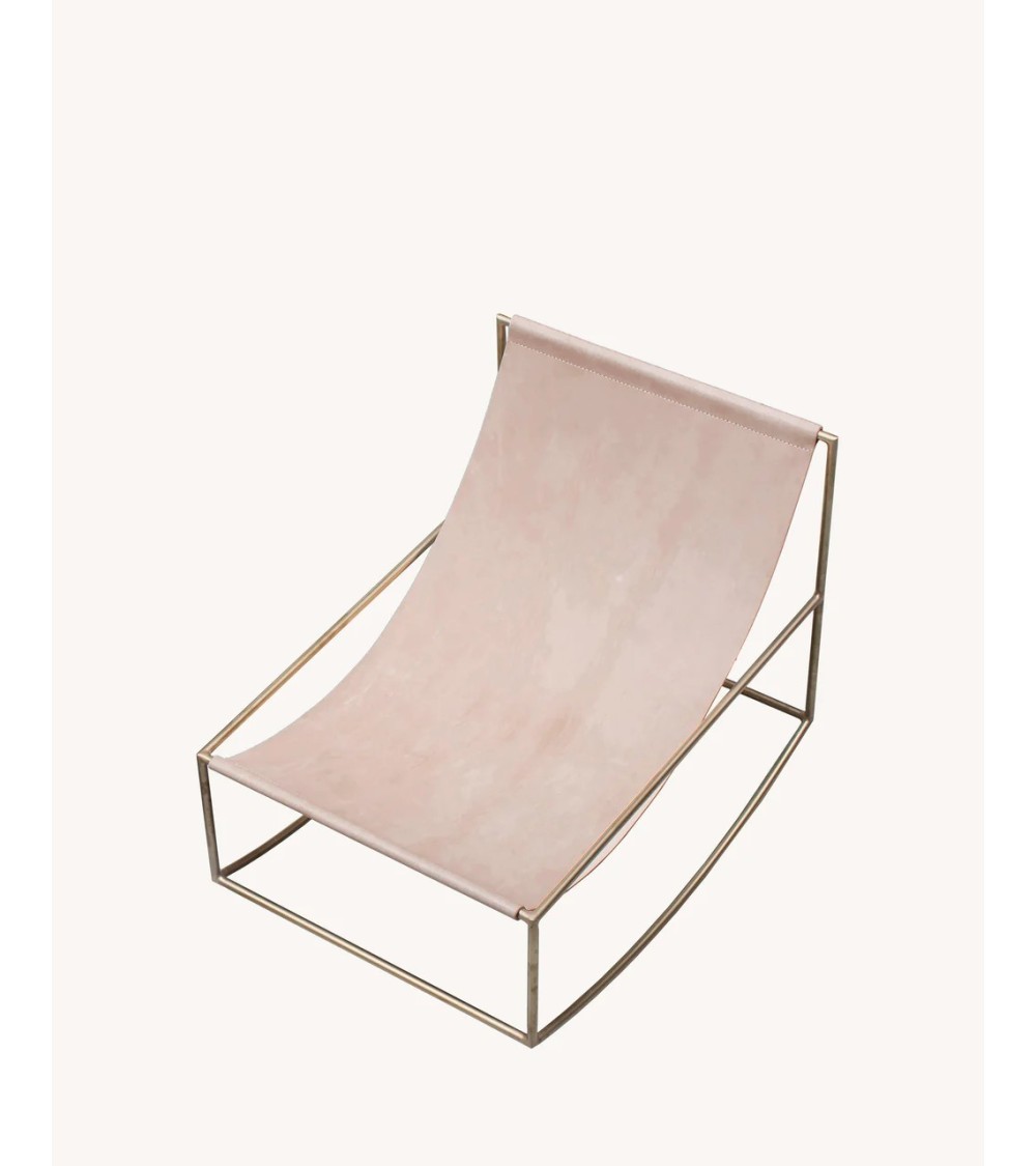 Houpací křeslo s kůží - valerie_objects