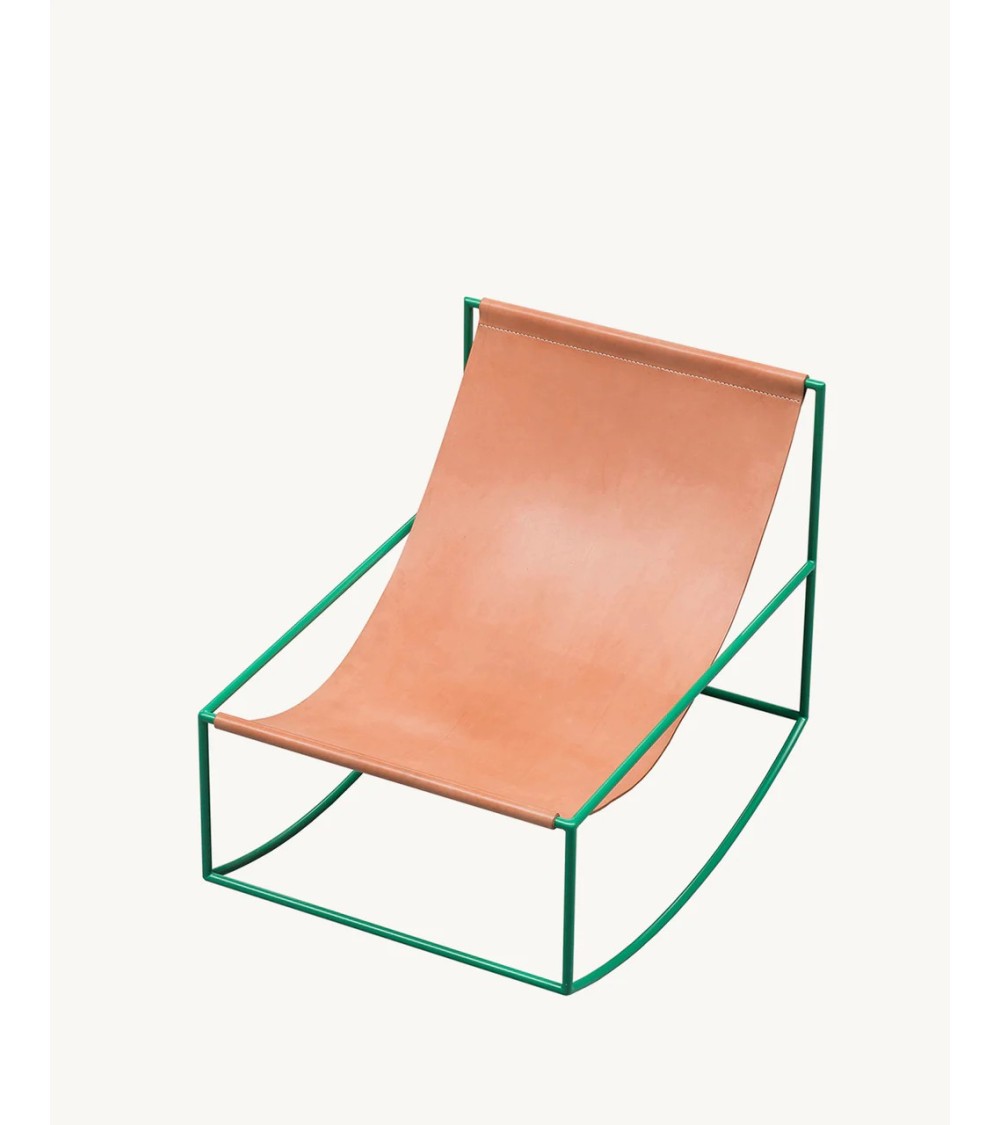 Houpací křeslo s kůží - valerie_objects