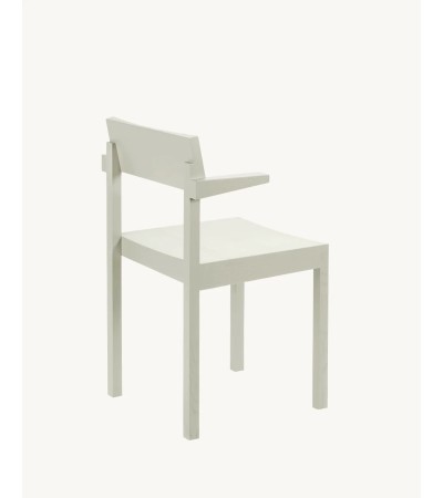 Židle s opěrátky Silent bílá - valerie_objects