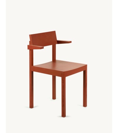 Židle s opěrátky Silent červená - valerie_objects