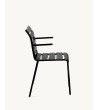 Židle s opěrátky Aligned černá - valerie_objects
