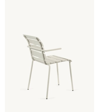 Židle s opěrátky Aligned bílá - valerie_objects