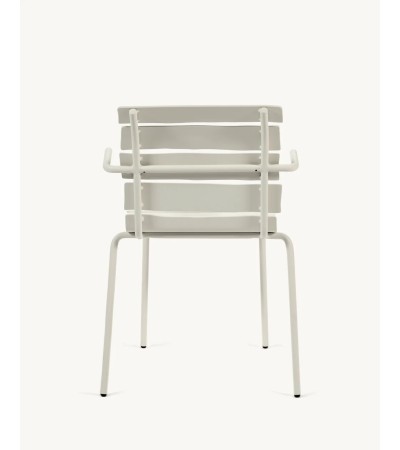 Židle s opěrátky Aligned bílá - valerie_objects