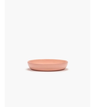 Hluboký talíř růžový - modrý potisk Feast - Ottolenghi