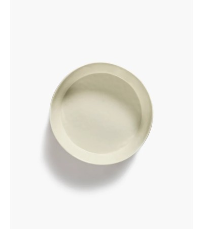 Salátová mísa bílá - červené pruhy Feast - Ottolenghi