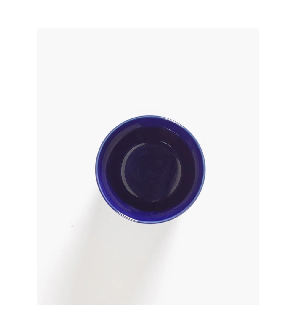 Hrníček na čaj 33cl tmavě modrý - bílé pruhy Feast - Ottolenghi