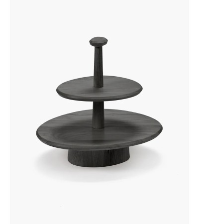 Dortový stojan dvoupatrový 01 černý Dune - Kelly Wearstler