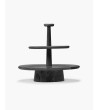 Dortový stojan dvoupatrový 01 černý Dune - Kelly Wearstler