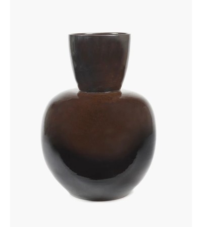 Váza L hnědočerná Pure - Pascale Naessens
