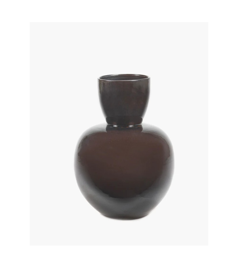 Váza S hnědočerná Pure - Pascale Naessens
