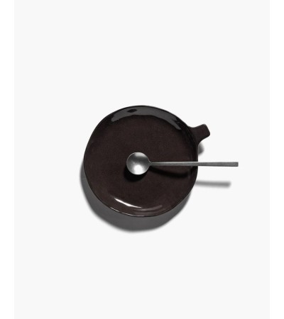 Talíř s rukojetí hnědý La Mère - Marie Michielssen