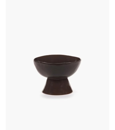 Miska na vysokém podstavci hnědá La Mère - Marie Michielssen