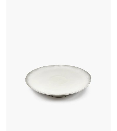 Velký talíř na podstavci bílý La Mère - Marie Michielssen
