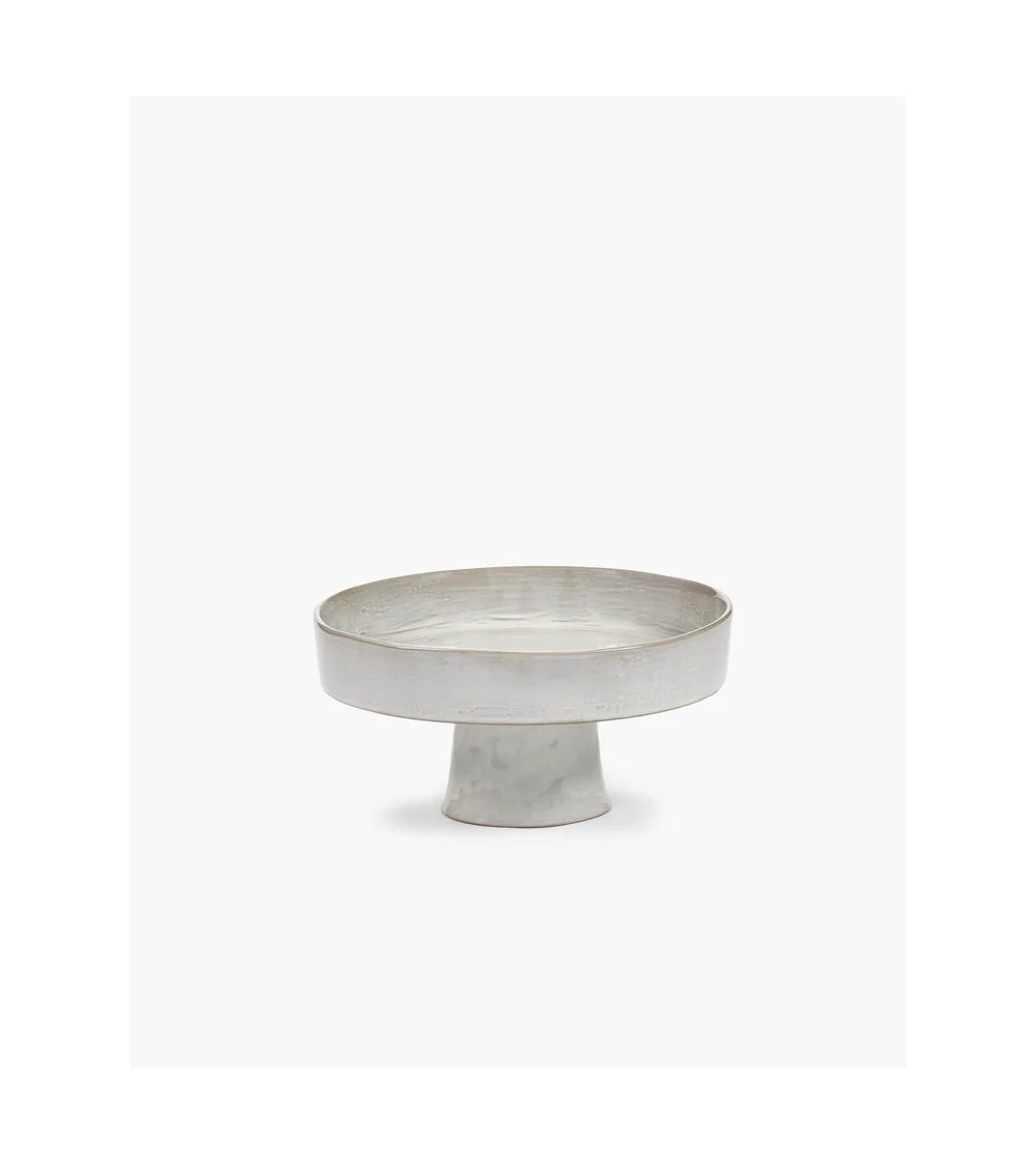 Hluboký talíř na podstavci L bílý La Mère - Marie Michielssen