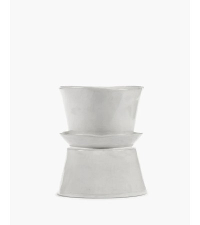 Váza/servírovací miska bílá La Mère - Marie Michielssen