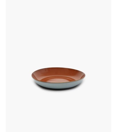 Hluboký talíř L hnědý/šedomodrý Terres de rêves - Anita Le Grelle