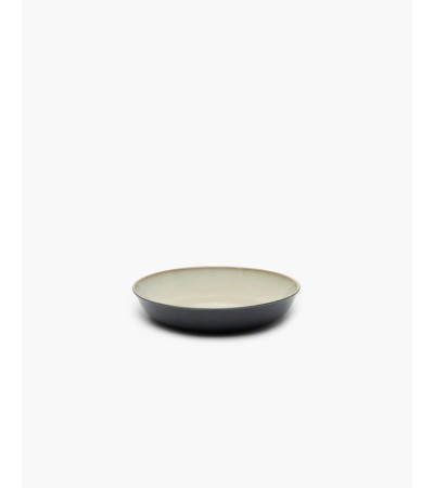 Hluboký talíř S šedý/tmavě modrý Terres de rêves - Anita Le Grelle