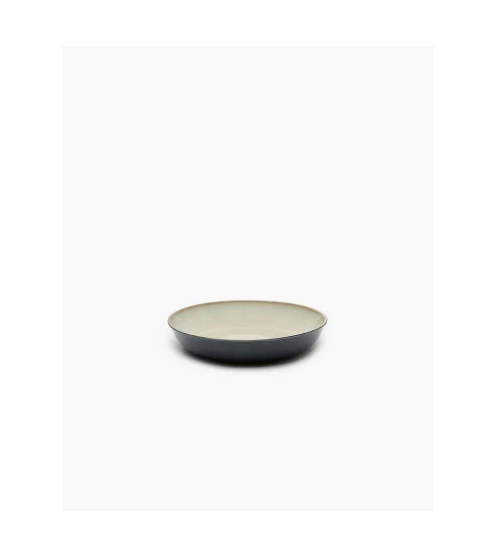 Hluboký talíř S šedý/tmavě modrý Terres de rêves - Anita Le Grelle