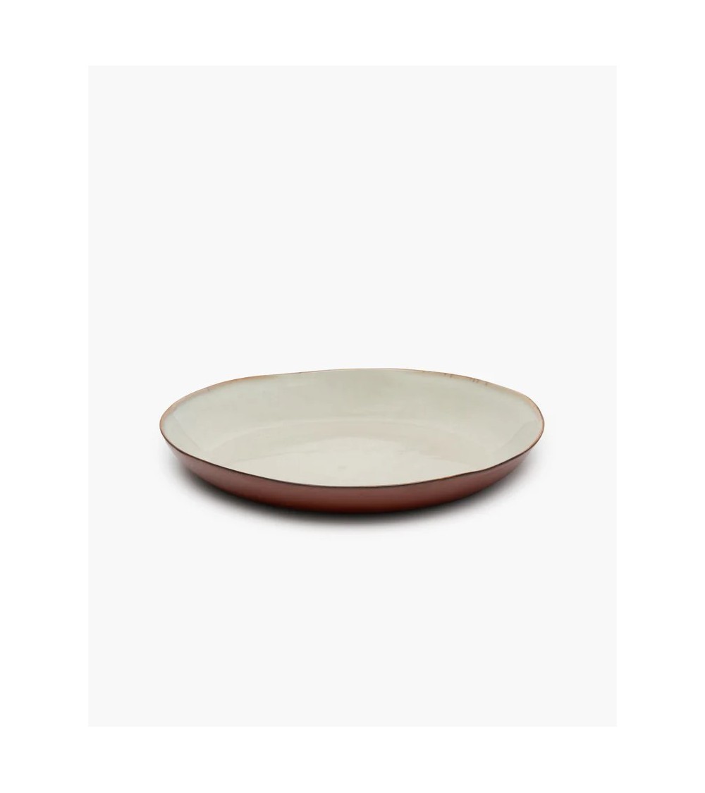 Servírovací talíř šedý/hnědý Terres de rêves - Anita Le Grelle