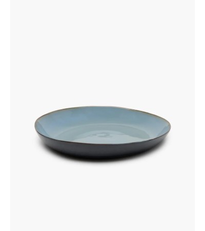Servírovací talíř šedomodrý/tmavě modrý Terres de rêves - Anita Le Grelle