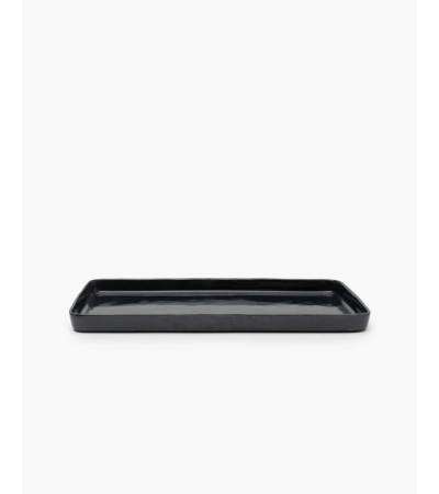 Obdélníkový talíř tmavě modrý Terres de rêves - Anita Le Grelle