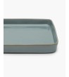 Obdélníkový talíř šedomodrý Terres de rêves - Anita Le Grelle