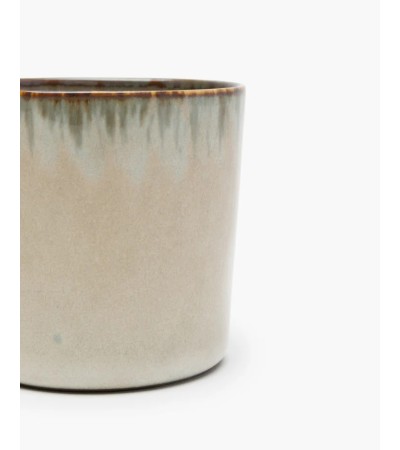 Hrníček vysoký šedý/šedomodrý Terres de rêves - Anita Le Grelle