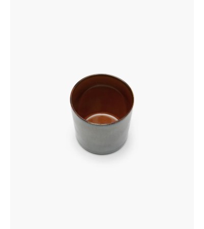 Hrníček vysoký šedomodrý/hnědý Terres de rêves - Anita Le Grelle