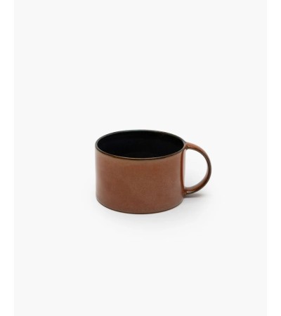 Hrníček na kávu hnědý/tmavě modrý Terres de rêves - Anita Le Grelle