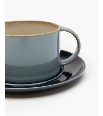 Podšálek na hrníček na kávu tmavě modrý Terres de rêves - Anita Le Grelle