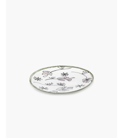 Jídelní talíř Fiore rosa Midnight Flowers - Marni