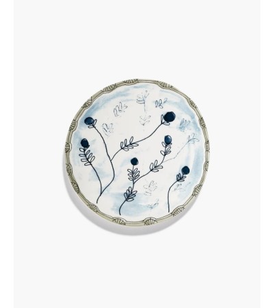 Jídelní talíř Mirtillo tea Midnight Flowers - Marni