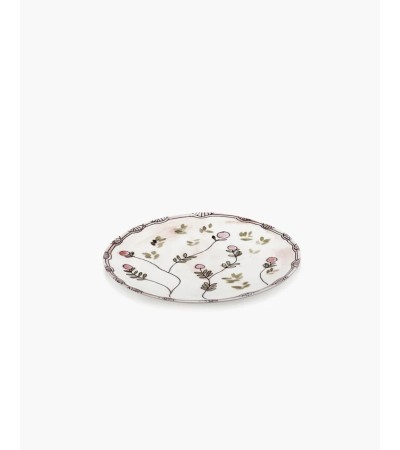 Dezertní talíř Mirtillo nude Midnight Flowers - Marni