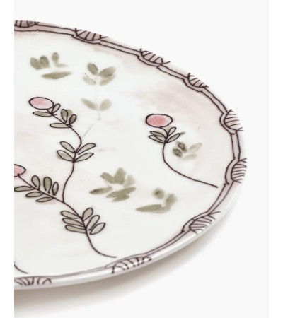 Dezertní talíř Mirtillo nude Midnight Flowers - Marni