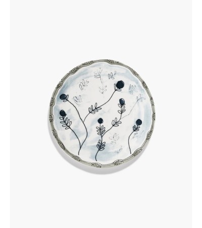 Dezertní talíř Mirtillo tea Midnight Flowers - Marni