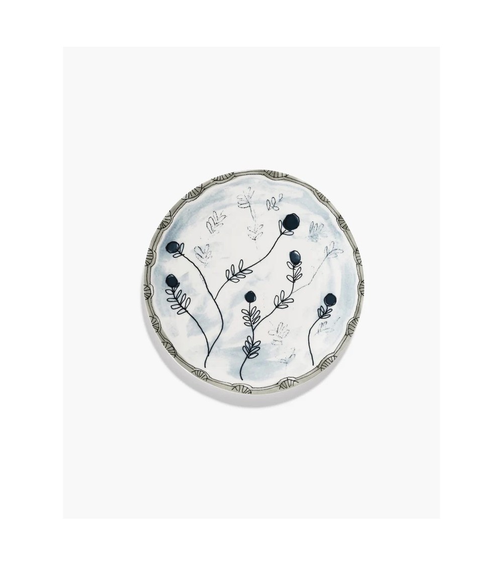 Dezertní talíř Mirtillo tea Midnight Flowers - Marni