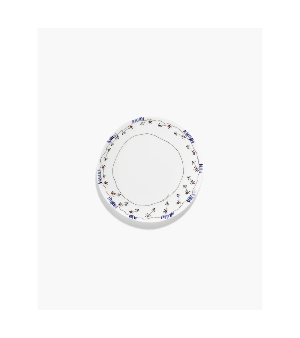 Dezertní talíř Anemone milk Midnight Flowers - Marni