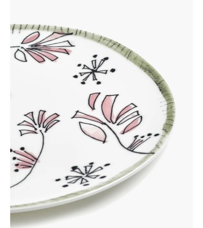 Dezertní talíř Fiore rosa Midnight Flowers - Marni