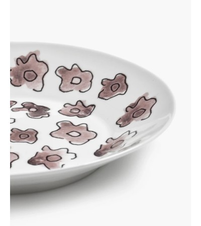 Hluboký talíř M Dark viola Midnight Flowers - Marni