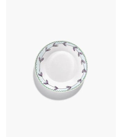 Hluboký talíř M Blossom milk Midnight Flowers - Marni