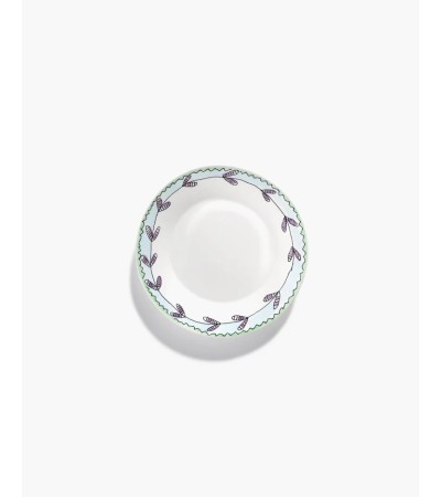 Hluboký talíř S Blossom milk Midnight Flowers - Marni