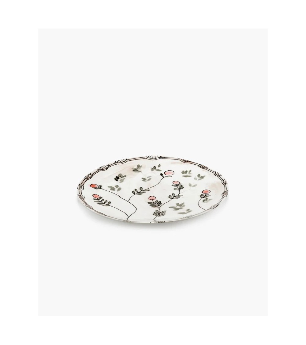 Servírovací talíř S Anemone milk Midnight Flowers - Marni