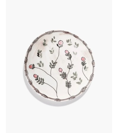 Servírovací talíř S Anemone milk Midnight Flowers - Marni