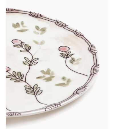 Servírovací talíř S Anemone milk Midnight Flowers - Marni