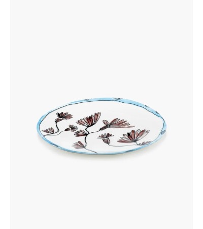 Servírovací talíř L Camelia aubergine Midnight Flowers - Marni