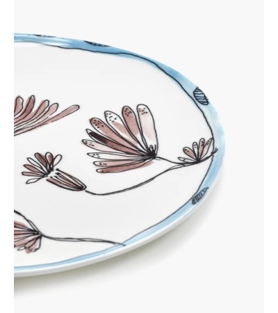 Servírovací talíř L Camelia aubergine Midnight Flowers - Marni