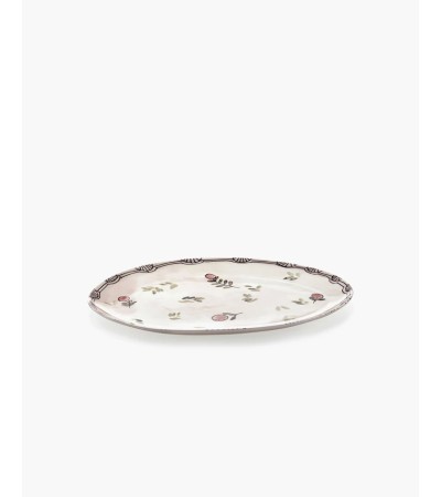 Oválný talíř °2 S Mirtillo nude Midnight Flowers - Marni