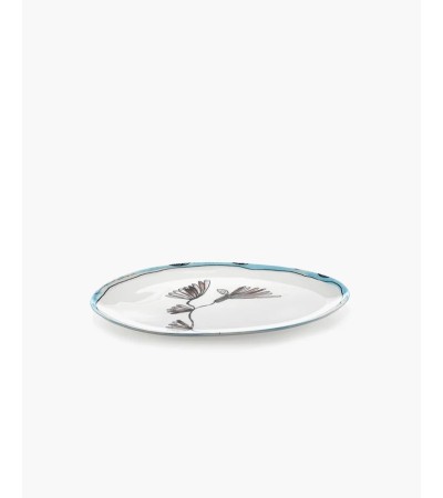 Oválný talíř °2 S Camelia aubergine Midnight Flowers - Marni